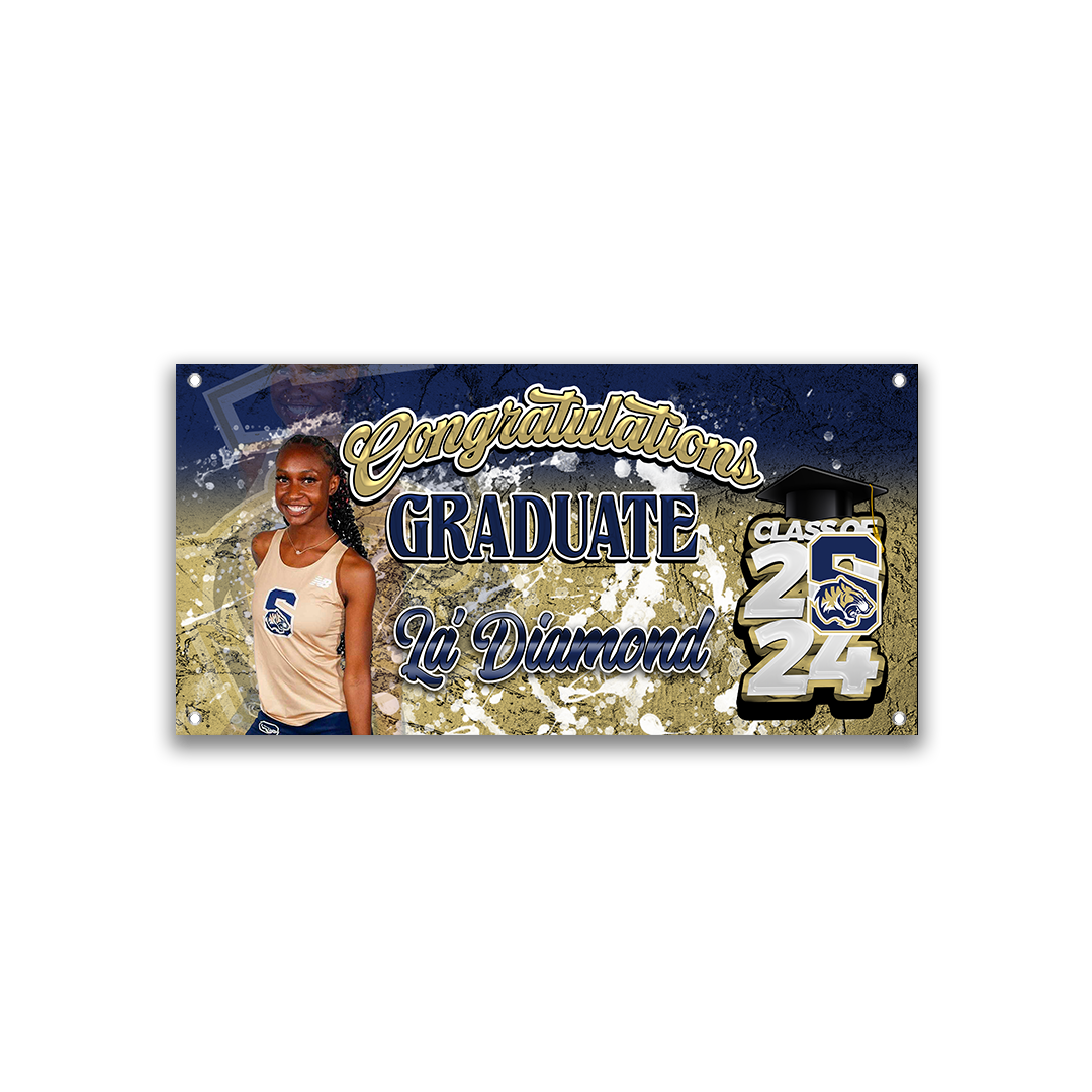 36x24 Inch Banner Graduation Banner