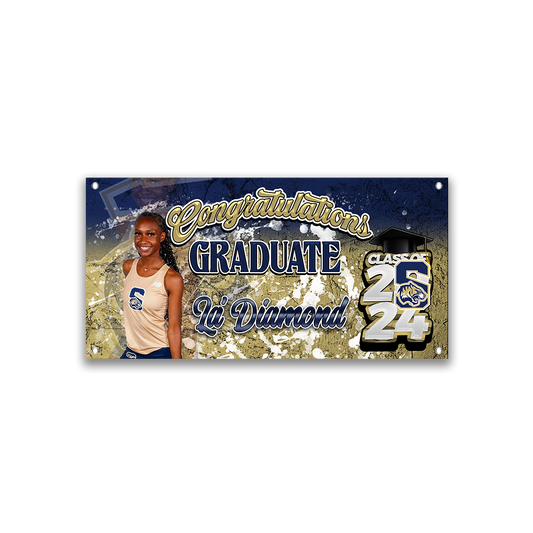 36x24 Inch Banner Graduation Banner