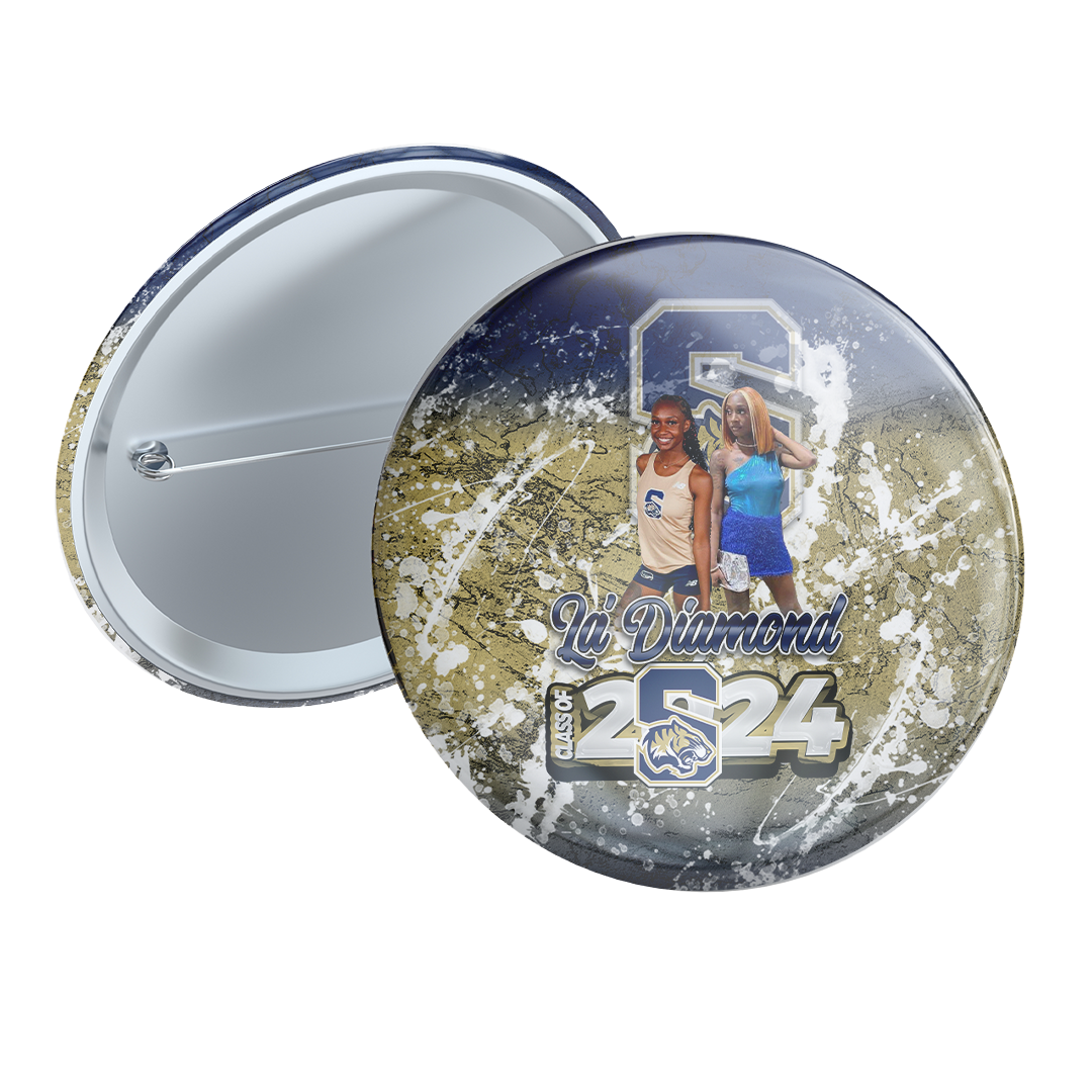 La'Diamond Graduation 2024 Custom Button Set